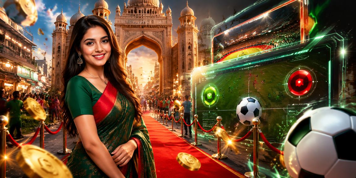 কুমিল্লায় ফুটবল বেটিং প্রোমোশন লাল-সবুজ আমেজ